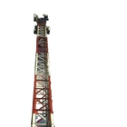 Telecomunicaciones angulares galvanizadas Sst 33KV de la torre del enrejado del acero de los 60m
